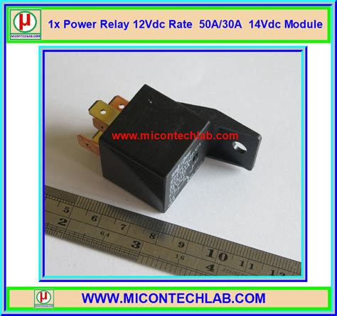 1x Power Relay 50a Coil 12vdc 1 Form C Spdt Contact Rating 50a
