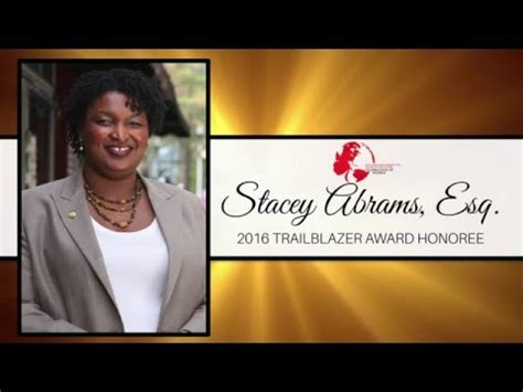 Stacey plaskett of the u.s. 2016 COW Trailblazer Award Honoree - Stacey Abrams - YouTube