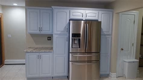 Kitchen cabinet refinishing monmouth county nj Painting kitchen Cabinet Gray