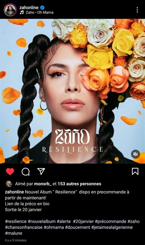 Zaho Résilience Nouvel Album Disponible Page 24 Chanson