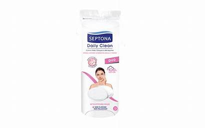 Cotton Pads Round Sensitive Duo Touch Septona