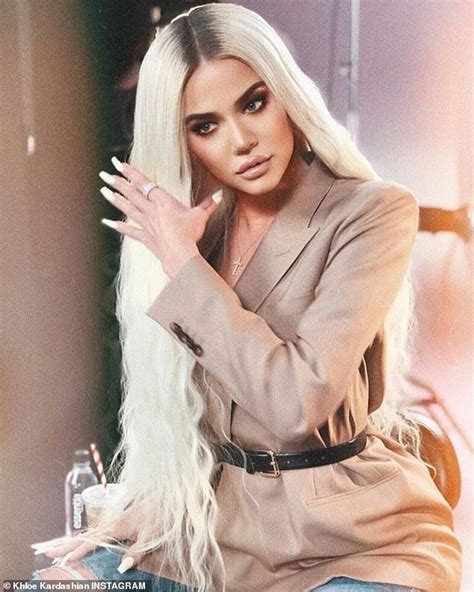 Khloe Kardashian Rocks Long Blonde Locks On Instagram While Sharing