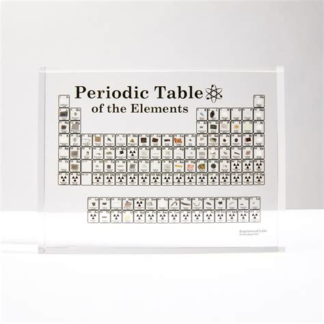 Periodic Table Real Elements Display London Marketshop