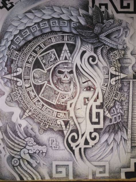 Pin De Alfonso Lopez En Aztec Ink Tatuajes Tribales Aztecas Tatuajes
