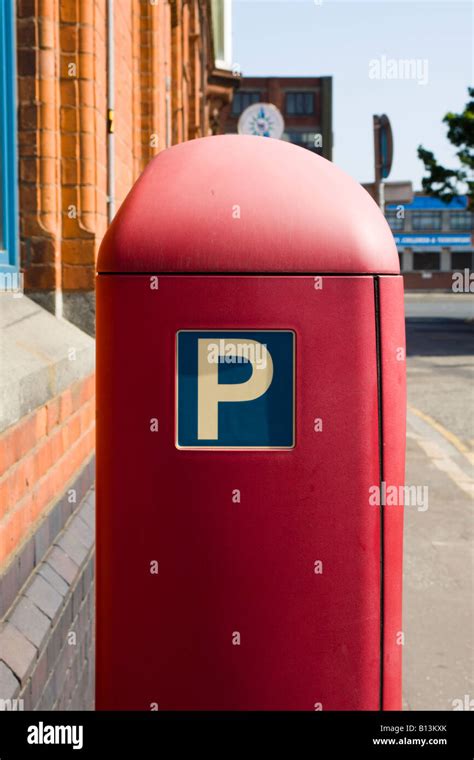 Parking Meter In Street Stock Photo Alamy