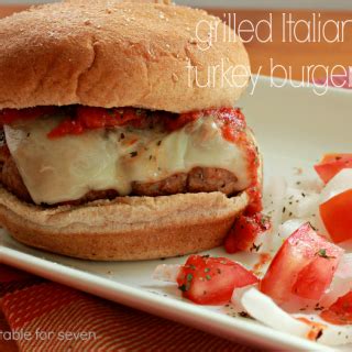 Juicy Grilled Turkey Burgers From Tablef For Seven
