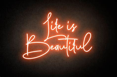 Life is beautiful neon sign,Life is beautiful sign,Life is beautiful ...