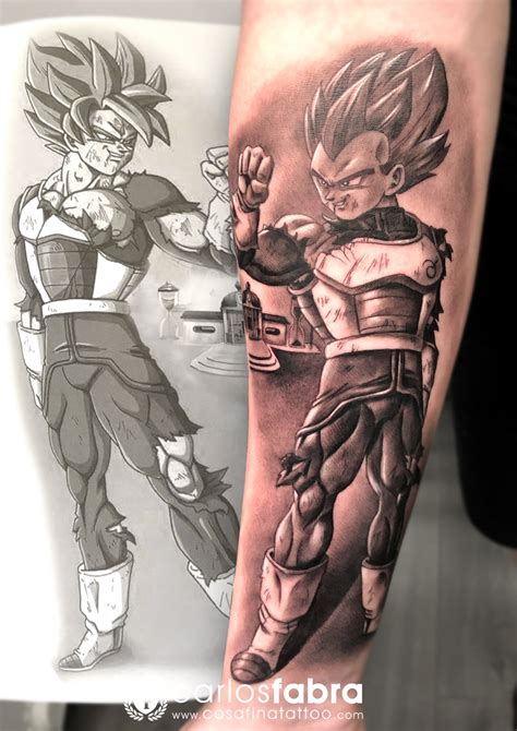 Details 72 Goku And Vegeta Tattoos In Cdgdbentre