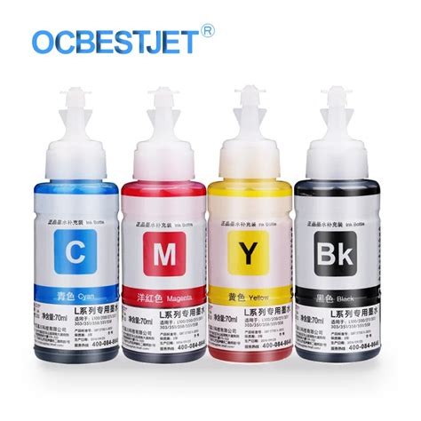 4 Colors Set Universal Ink Refill Kit Dye Ink For Epson All Inkjet