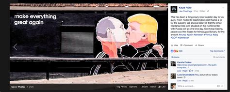 Behold This Amazing Mural Of Vladimir Putin Kissing Donald Trump On The Lips — Quartz