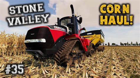 Stone Valley 35 Corn Haul Farming Simulator 19 Ps4 Lets Play Fs19