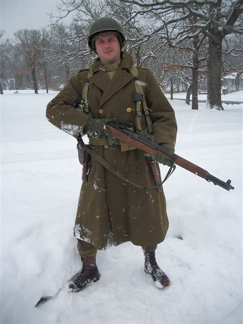 Wwii American Gi Impression Winter Gear Historical Reenacting