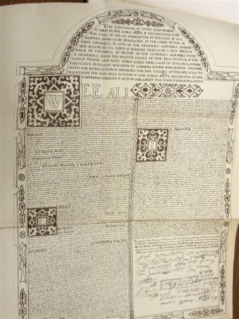The National Covenant 1638 Reformed Presbyterian Church Of Scotland
