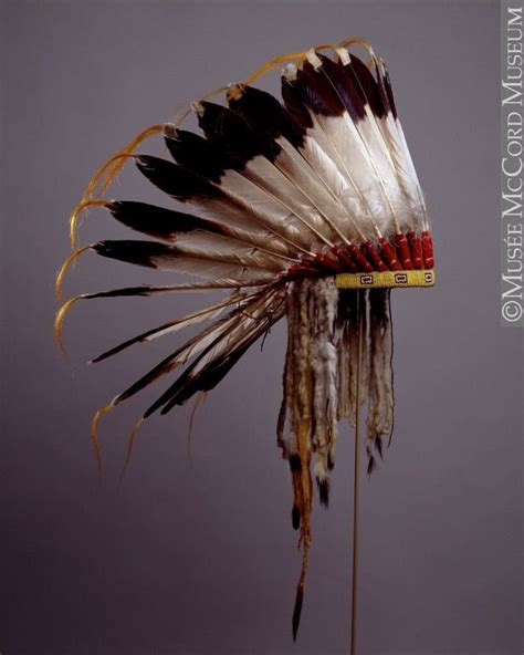 Headdress Northern Plains Assiniboine Or Nakoda 1875 1925 19th Century Or 20th Native