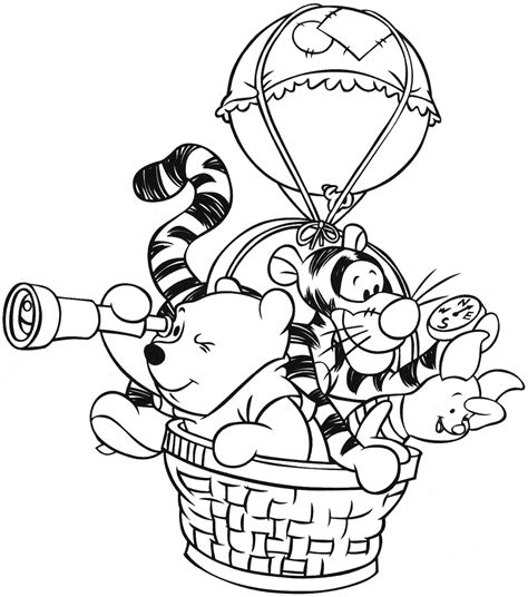 Coloring Pages Printable Winnie The Pooh Coloring Pages
