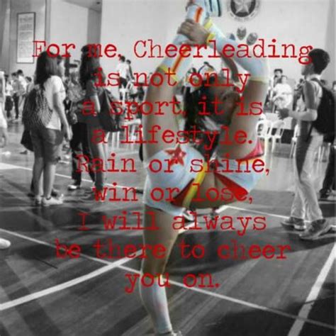 Being A Cheerleader Is