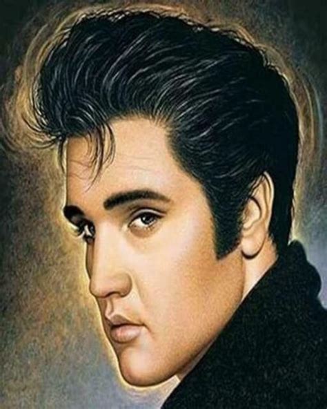 Elvis Presley Portrait Young King Rock Painting Artwork Paint By