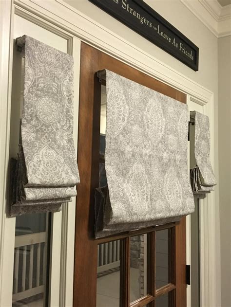 Custom Made Flat Front Roman Shade Window Treatments For Your Etsy