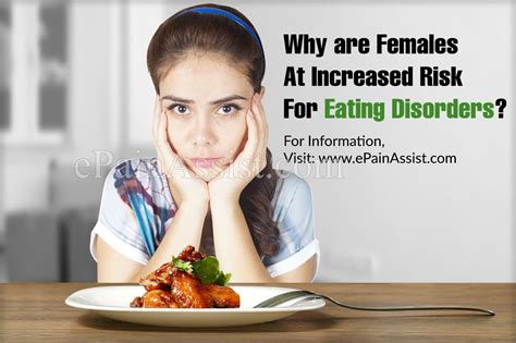 why are females at increased risk for eating disorders