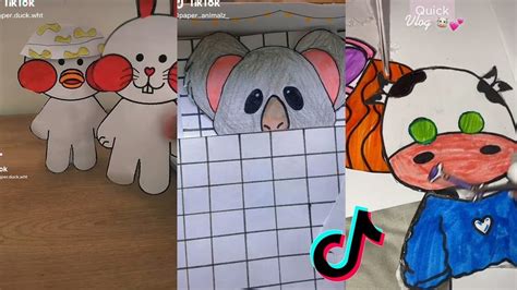 Paper Animals Tiktok Compilation 37 Youtube