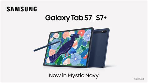 samsung galaxy tab s7 and galaxy tab s7 plus gets mystic navy hue in india techradar