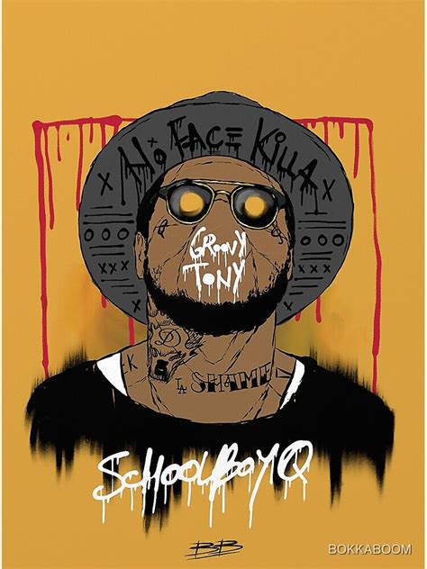 Schoolboy Q Poster By Bokkaboom Redbubble