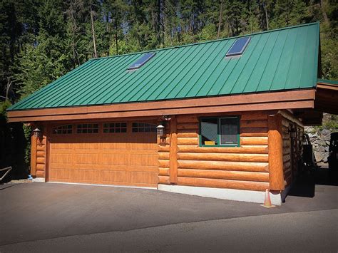 10x18 log quaker w metal roof. Log Cabin Style Storage Solutions - North American Log ...