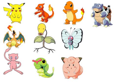 All Pokemon Characters Pokemon Characters With Names Pokemon