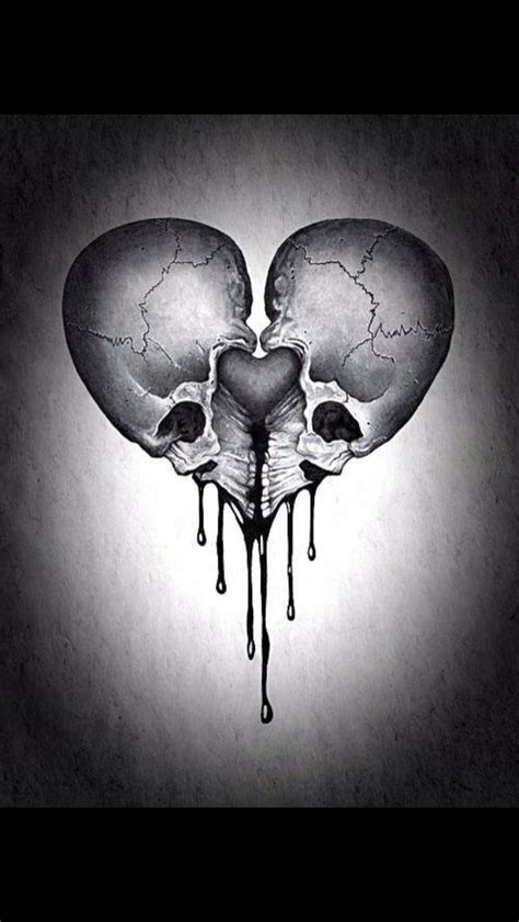 Skull Hearts Skull Art Skull Art Tattoo