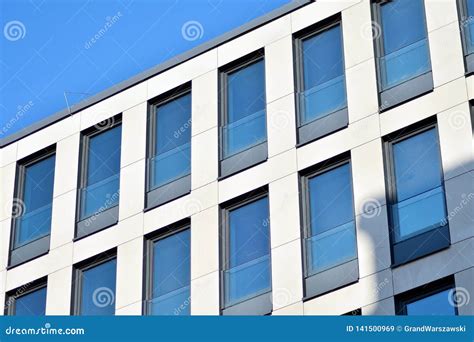 The Windows Of A Modern Building For Offices Business Buildings