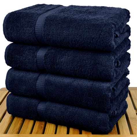 Navy Blue Hand Towels They Are Made From Quality Turkish Cotton And