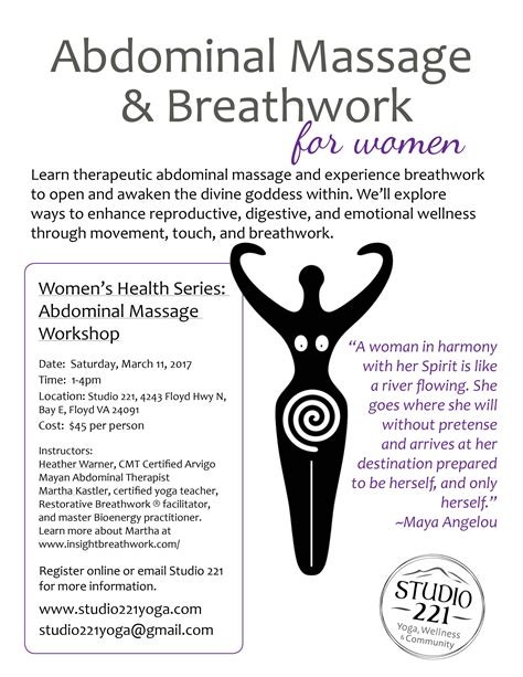 Visit Floyd Virginia Abdominal Massage And Breathwork For Women