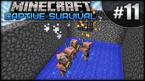 Minecraft Captive Survival Episode 11 Zombie Pigman Farm Youtube