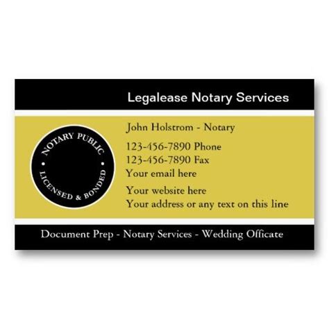 With vistaprint your custom notary business cards order is absolutely guaranteed; 25 best images about Notary Public Business Cards on ...