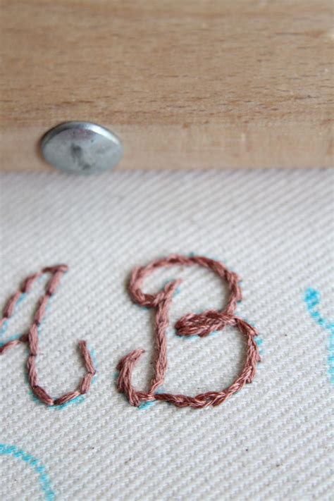 How To Embroider Letters By Hand For Beginners Crewel Ghoul