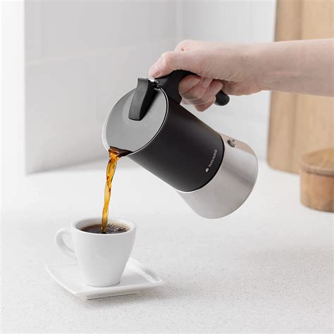 Buy Navaris Moka Coffee Pot Percolator Espresso Maker For Stovetops