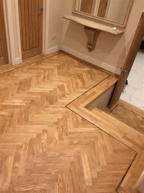 Oak Parquet Laid Sanded And Sealed With Bona Hd Traffic Wood Floor
