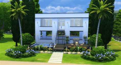 The Sims 4 How To Build A Simple Modern House Sims Community