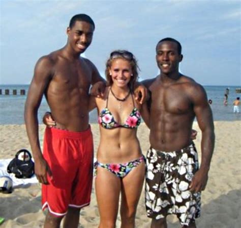 Interracial Vacation On Twitter On The Beach Interracial Bikini