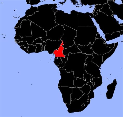 Carte Cameroun Afrique Carte De La Norvege