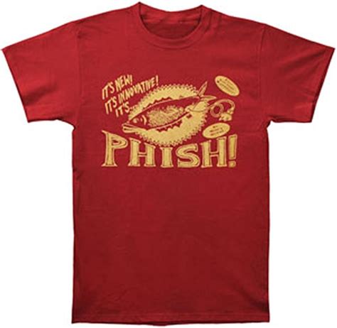 Phish Men S Pollock Unplugged T Shirt Red Kitilan