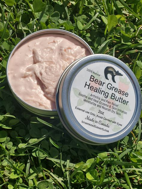 Bear Grease Healing Butter Bear Oil All Natural Hair Etsy