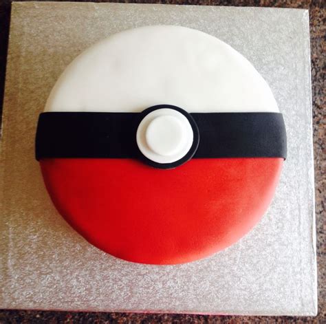 Poke Ball Cake Pokemon Birthday Pokemon Cake Pikachu Cake