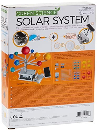 4m Green Science Solar System Toy Build A Solar System Model Rotating