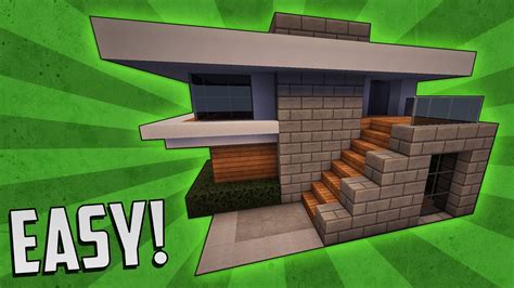 I really love this design, and it's totally different from everything else on this list. Minecraft: How To Build A Small Modern House Tutorial (#4 ...