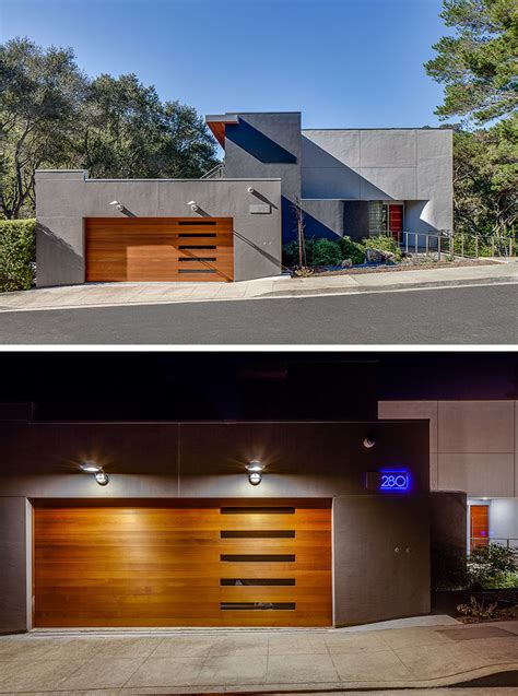 18 Inspirational Examples Of Modern Garage Doors Contemporist