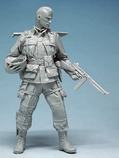 Assembly Unpainted Scale Us Paratrooper Airborne Normandy