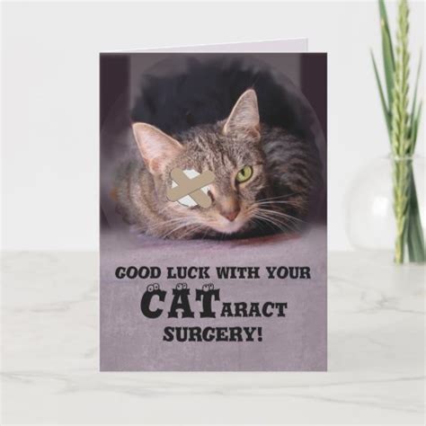 Good Luck With Your Cataract Surgery Card