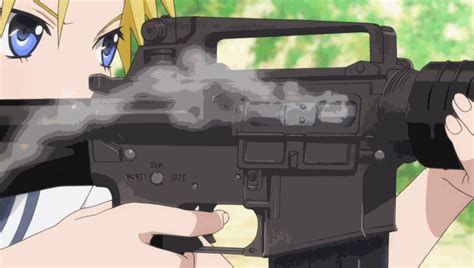 M16a4 Upotte Anime Warrior Girl Anime Warrior Animation Storyboard
