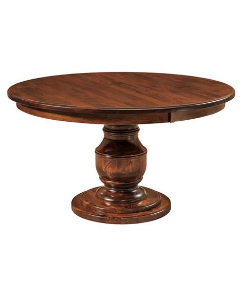 Burlington Single Pedestal Table Amish Direct Furniture
